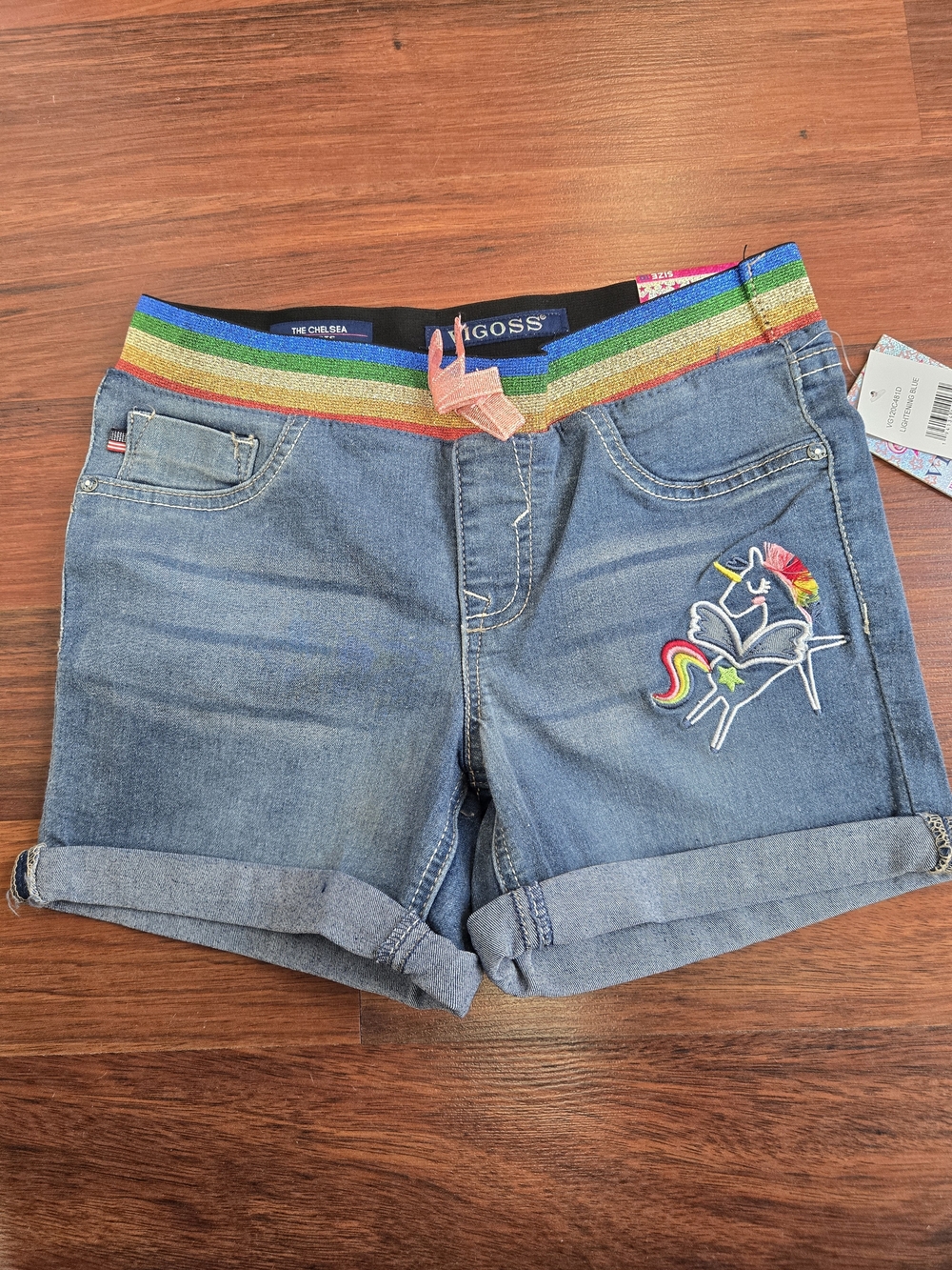 Vigoss "The Chelsea" girls' denim shorts Nwt Size 10